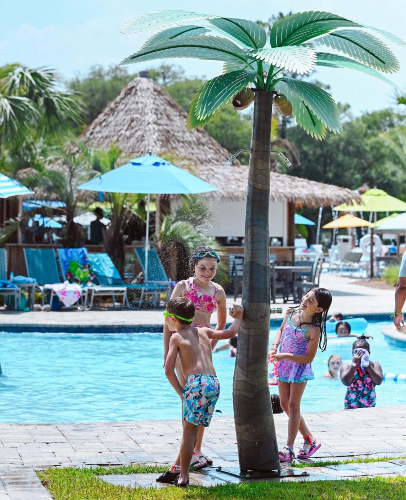 Multiple Pools with Slides & a Lazy River at Splash RV Resort